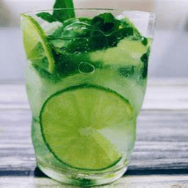 Agüita de Limón con Hierbabuena