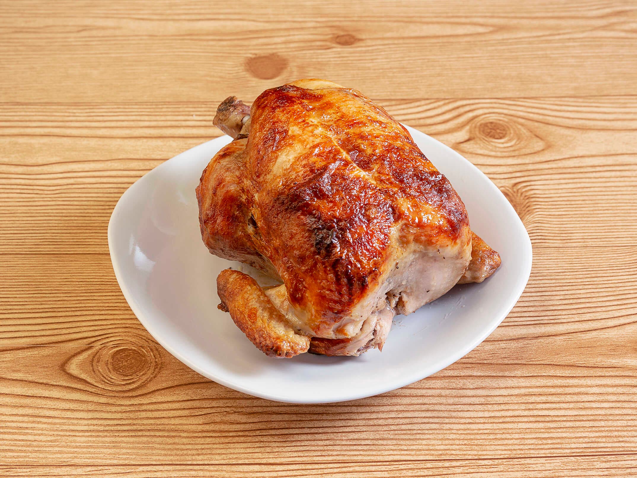 1/2 Pollo Rostizado Con Guarnición