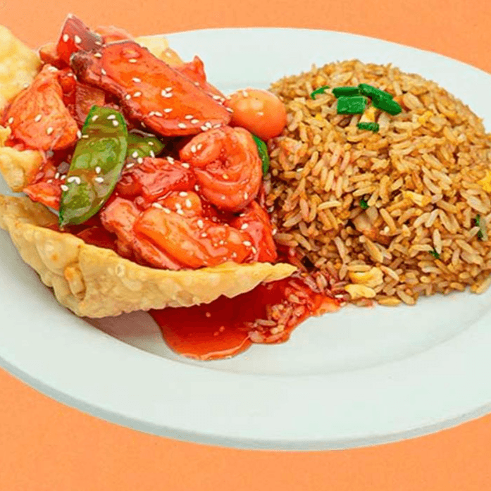 Menú Kam Lu Wantan + Gaseosa