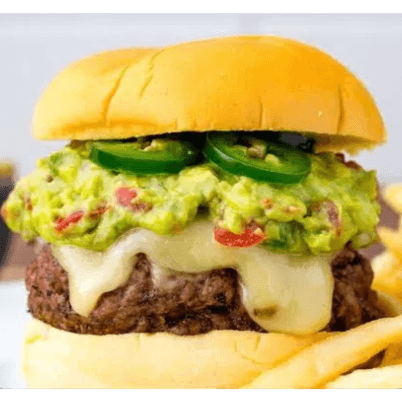 Hamburguesa Guacamole Bonneles Jumbo con Papas