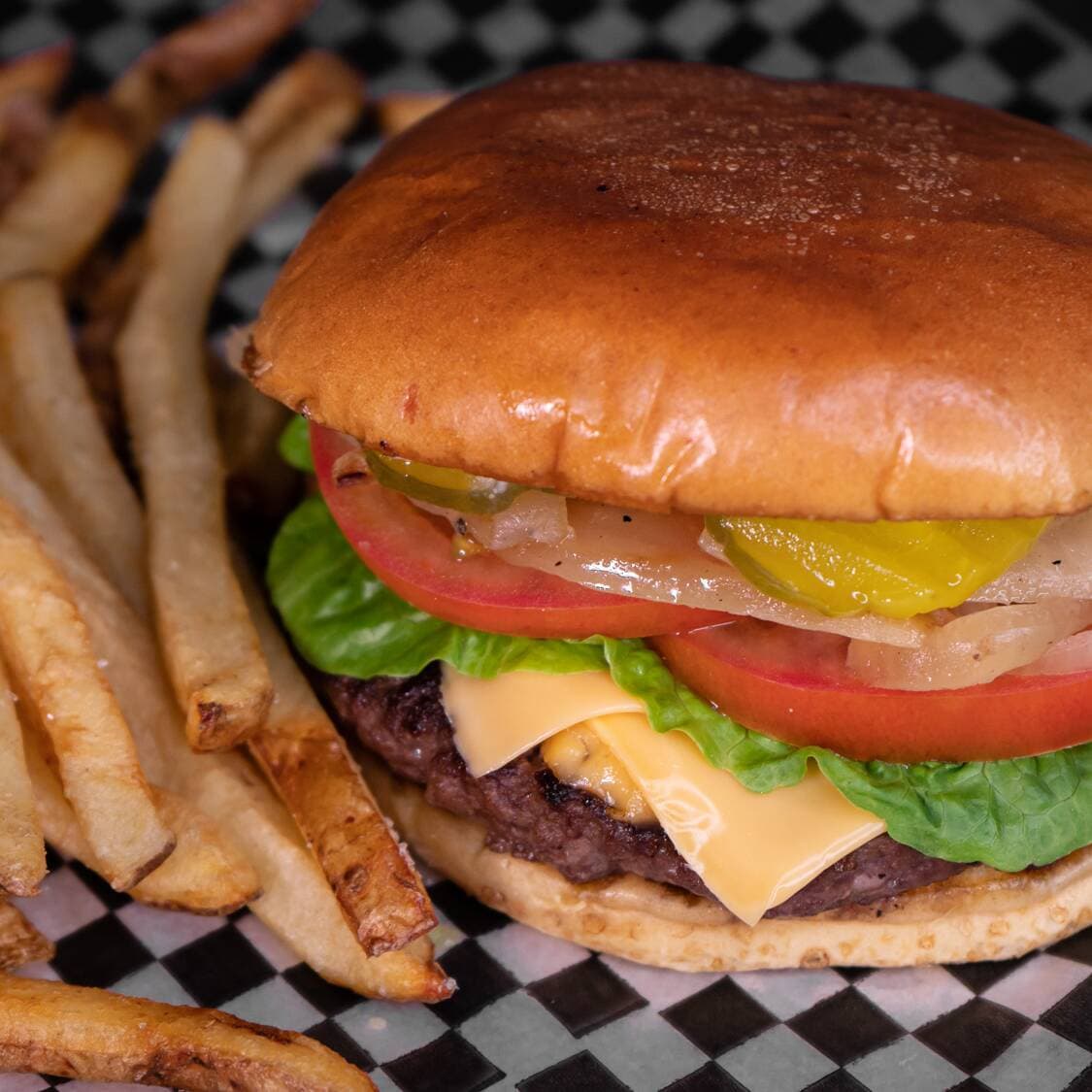 Hamburguesa Doble con Queso