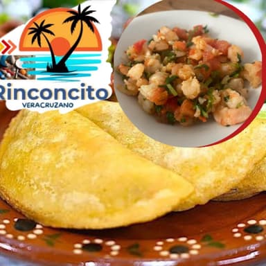 3 empanadas de camarón a la mexicana