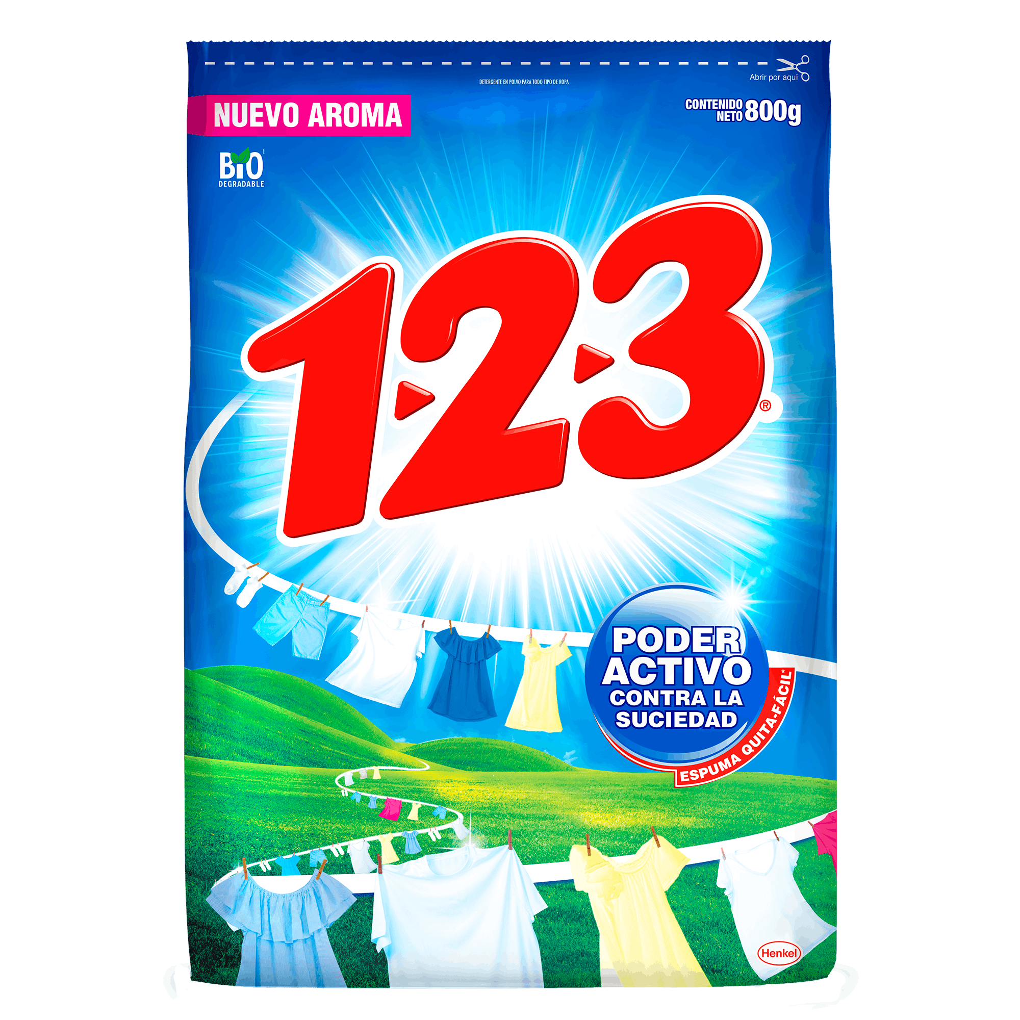 123 Fresca Blancura 800gr