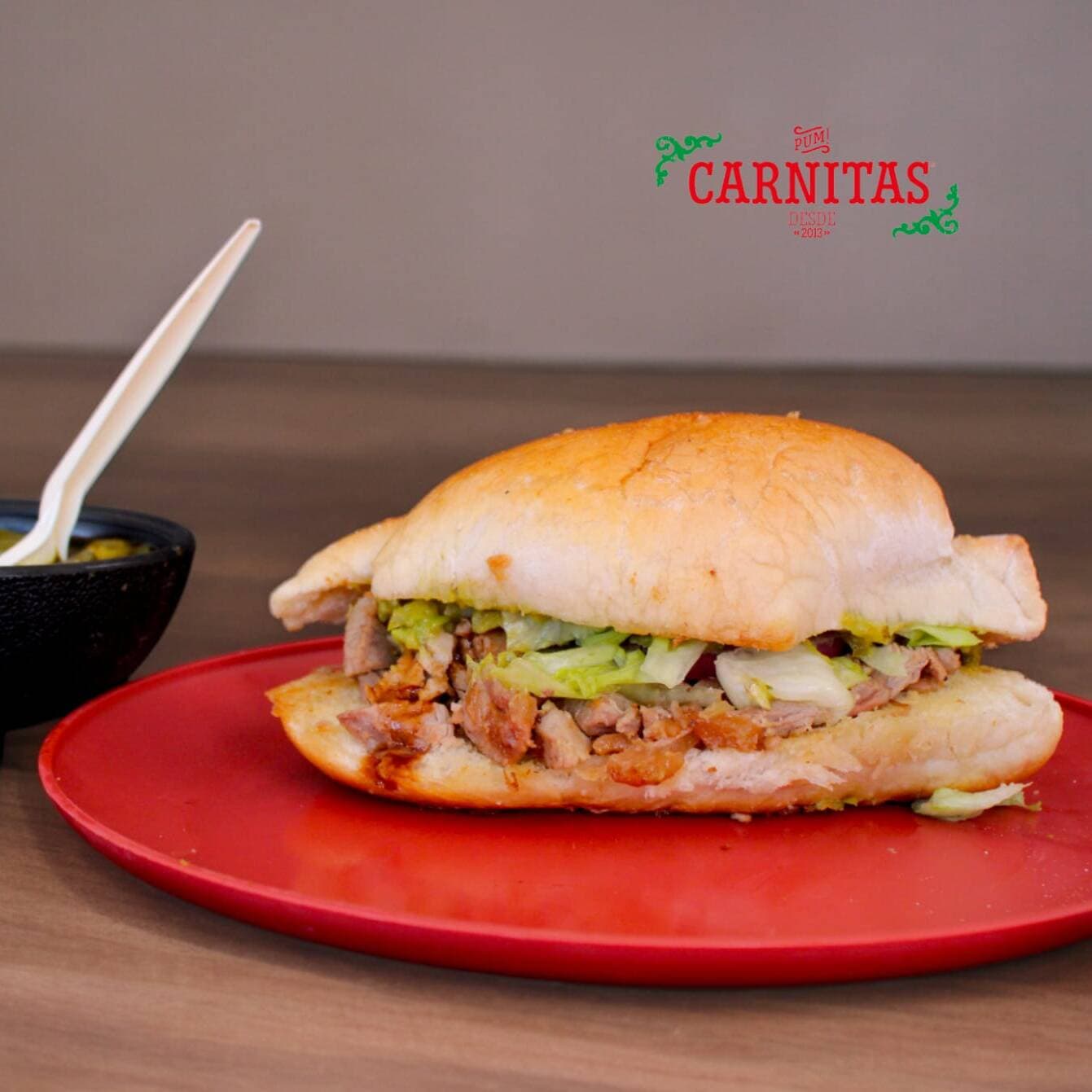 Torta de Carnitas
