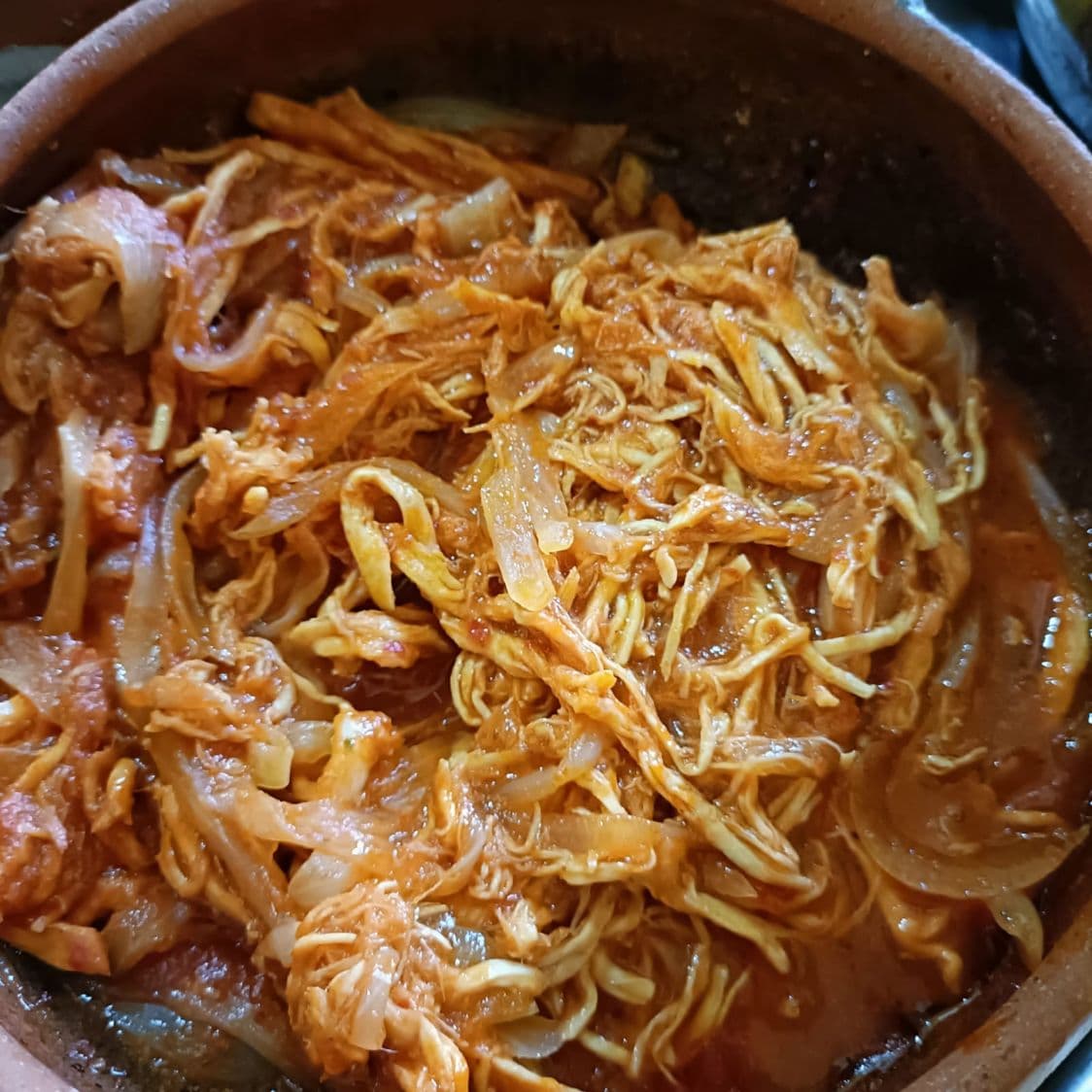 Taco de Tinga de Pollo