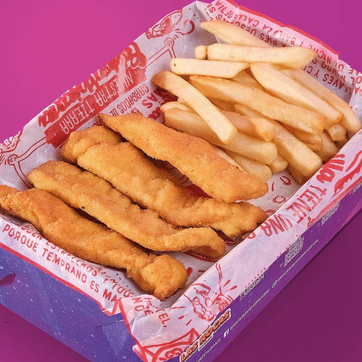 Deditos de Pescado Apanados