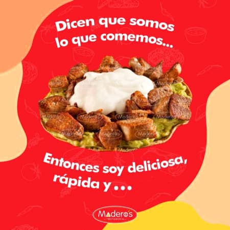 Tostada Junior Carnitas