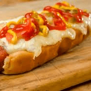 Hot Dog con Queso Oaxaca