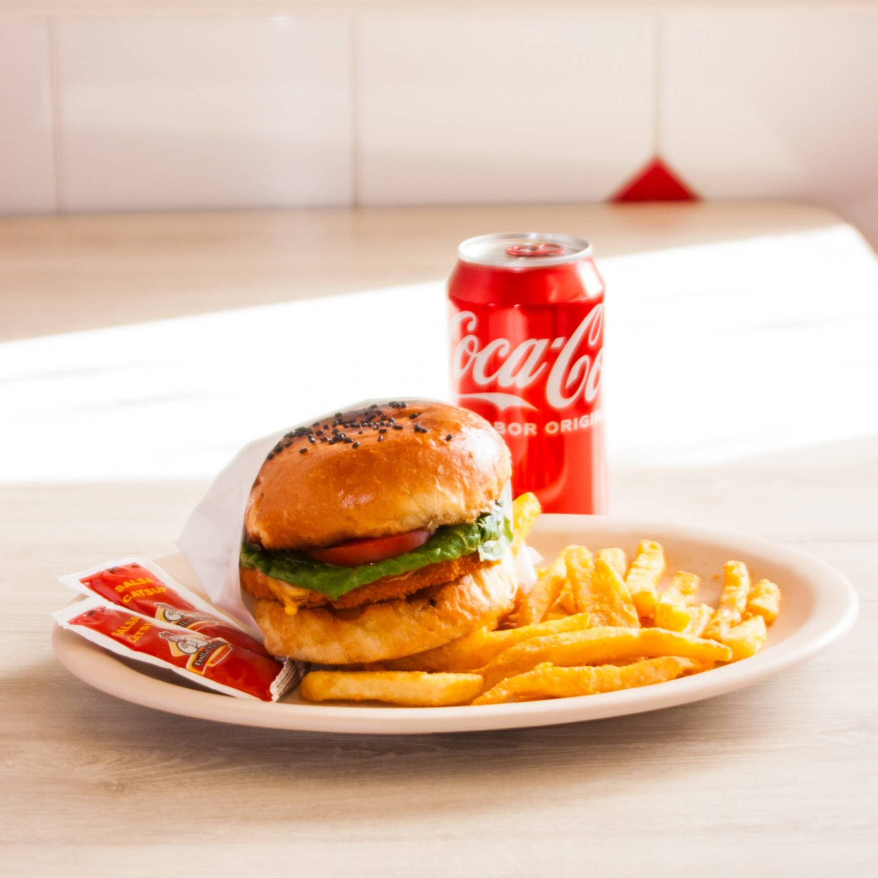Hamburguesa Feliz