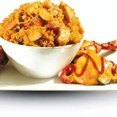 1/4 Pollo Frito & Arroz Chino (2 Personas)