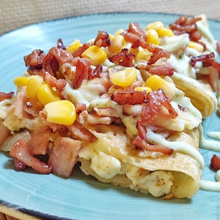 Crepe Pollo Tocineta - Antojo