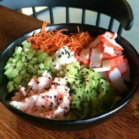 Poke Bowl de Cangrejo
