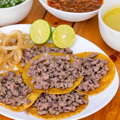 4 Tacos de Bistec