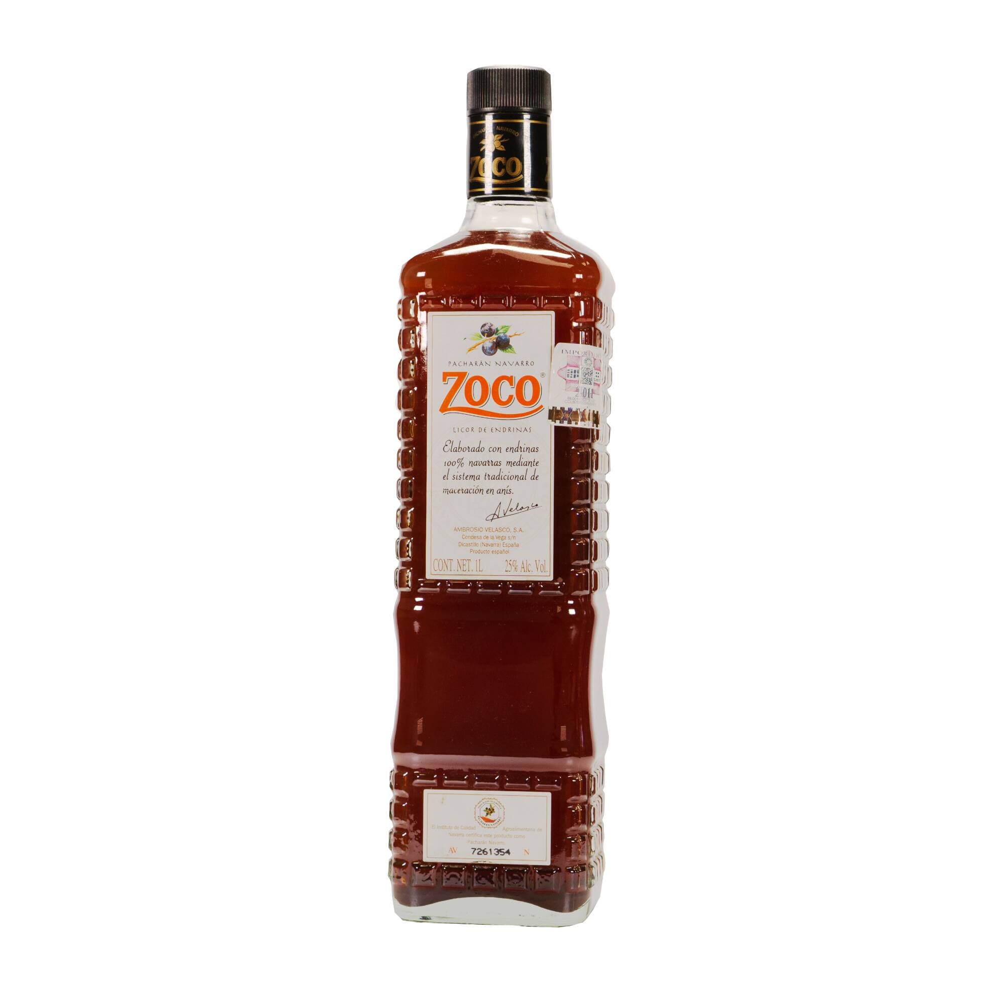 LICOR DE CIRUELA ZOCO PACHARAN NAVARRO 1000 ML