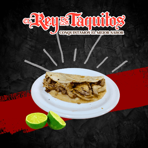 1 Taco de Bisteck de Tortilla de Harina
