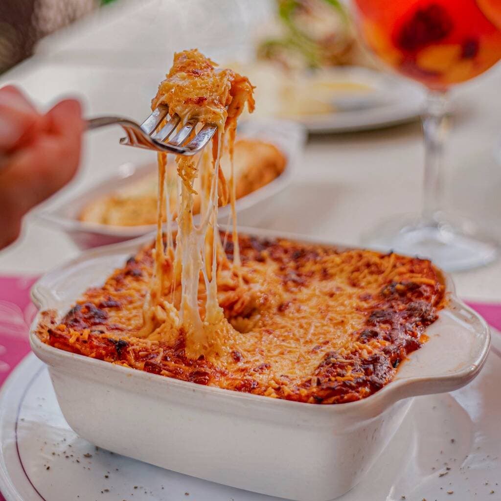 Lasagna de Pollo y Tocineta