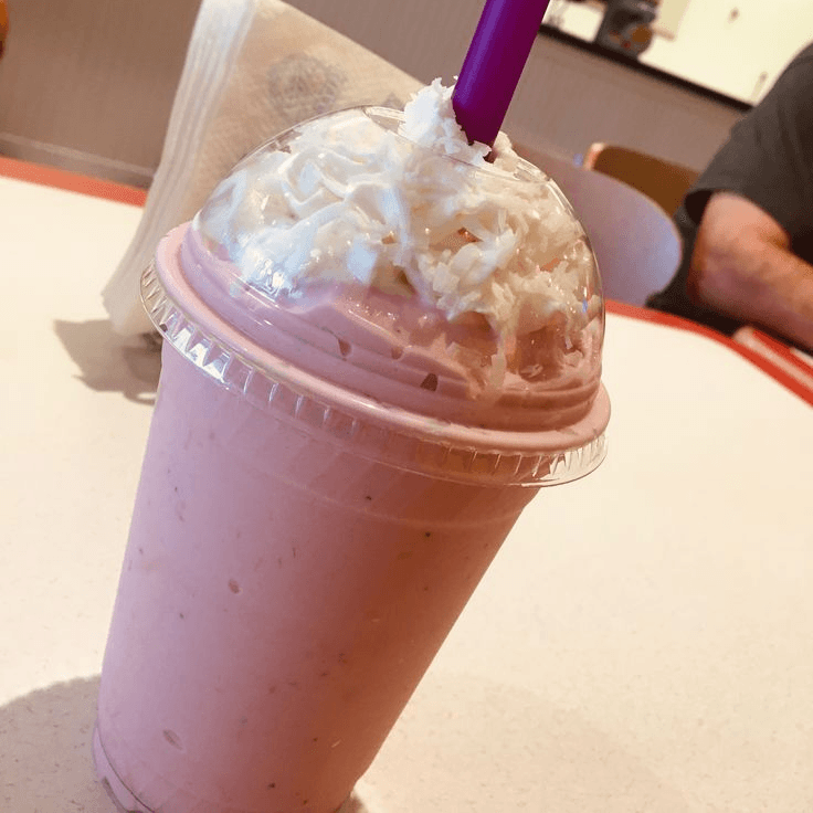 Malteada de Fresa