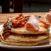 Hot Cakes Hot Bacon Ham