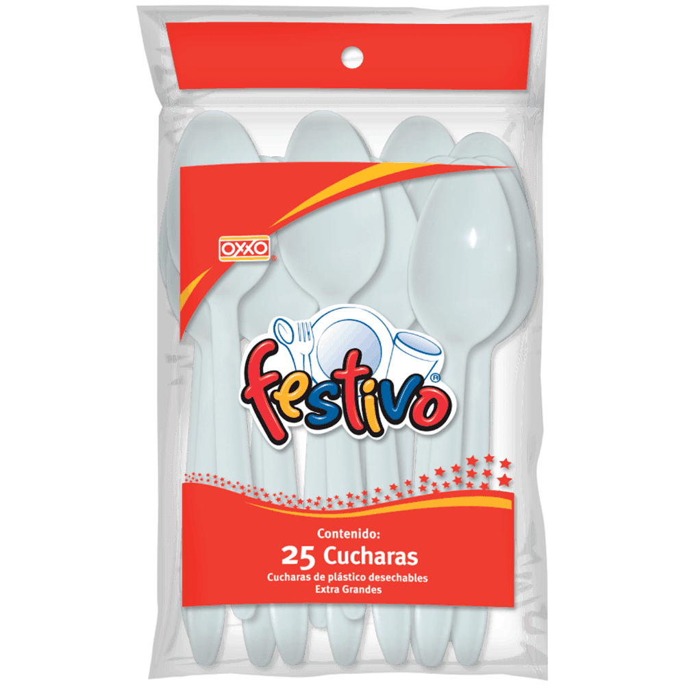 Cuchara Jumbo Festivo 25 pz