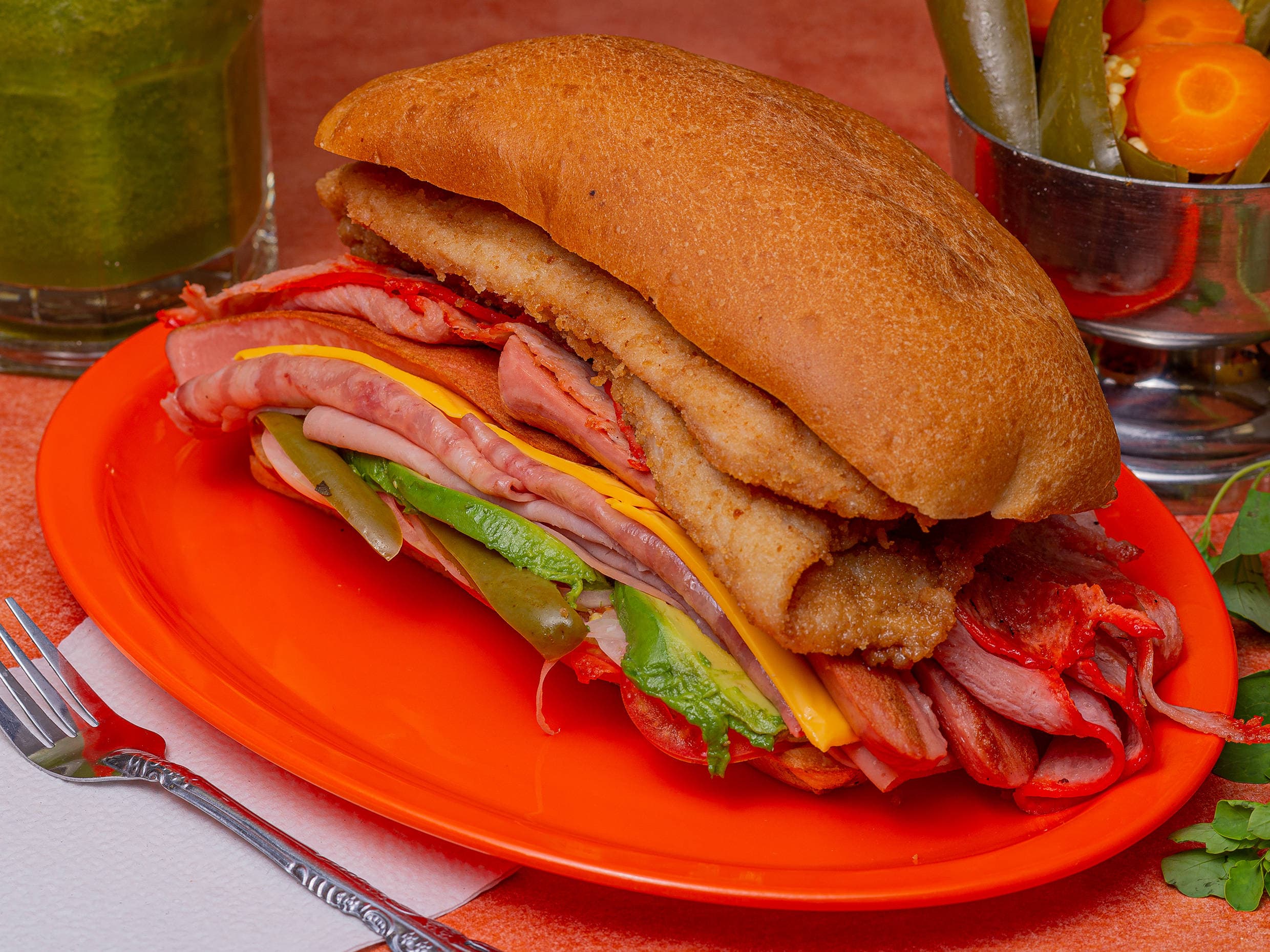 Torta Huevo con Jamón