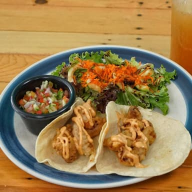 Tacos de camarón capeado
