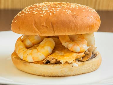 Hamburguesa de Camarón