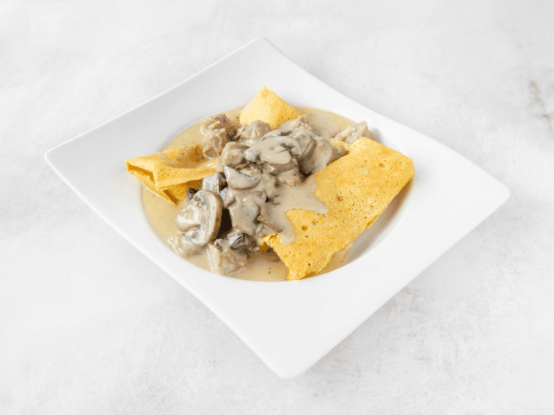 Crepe Ternera y Champiñones