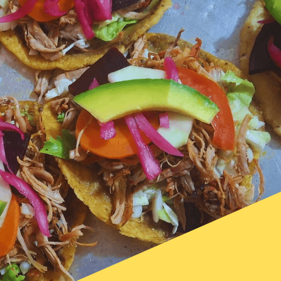 Panuchos de pavo