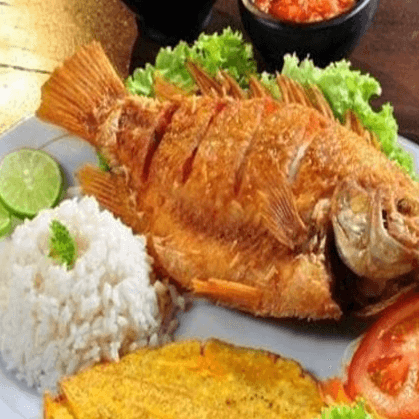 Mojarra frita de 400 gr