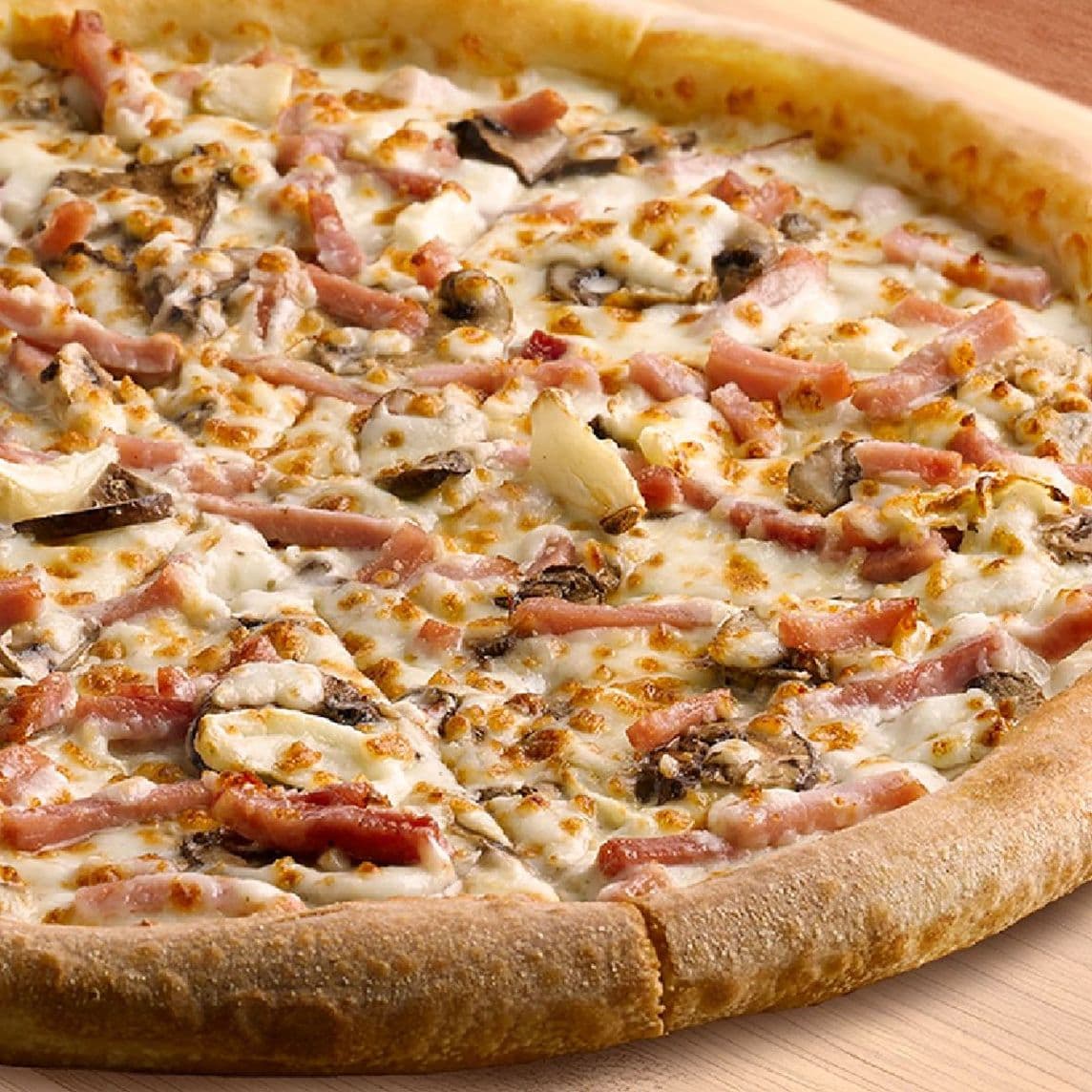Jamón y Hongos