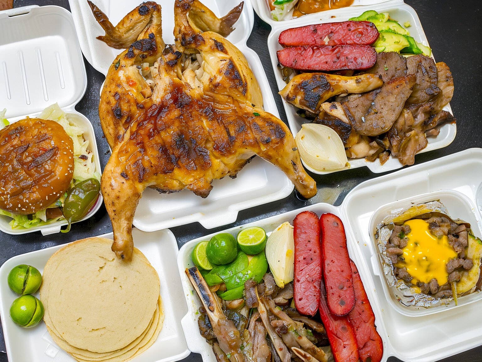 Pollos Y Carnes Asadas