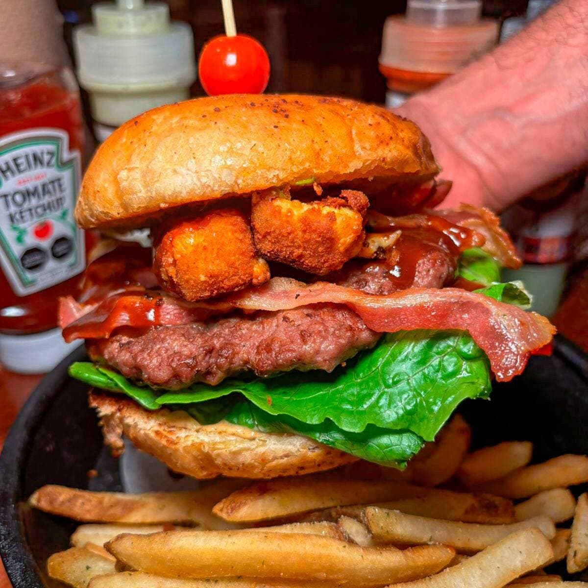 Mozarella Stick Burger