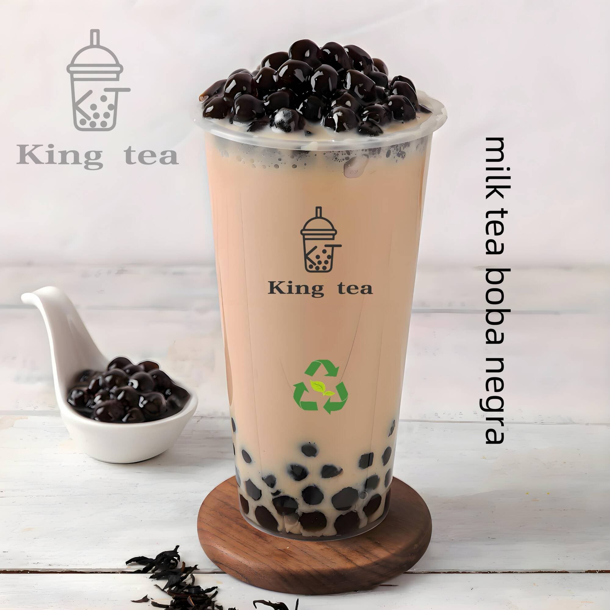 Milk Tea Boba Negra