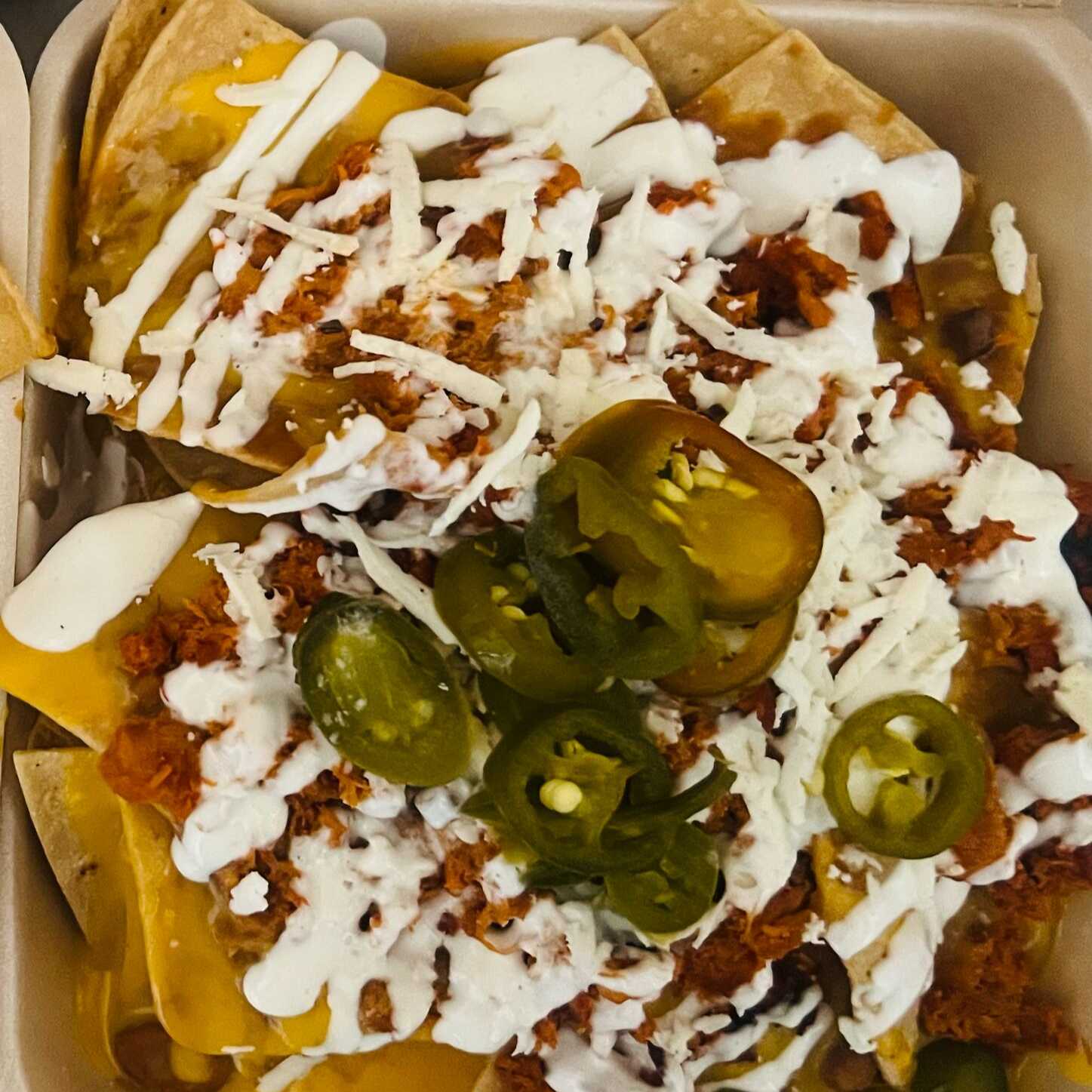 Nachos Con Carne - Pierna