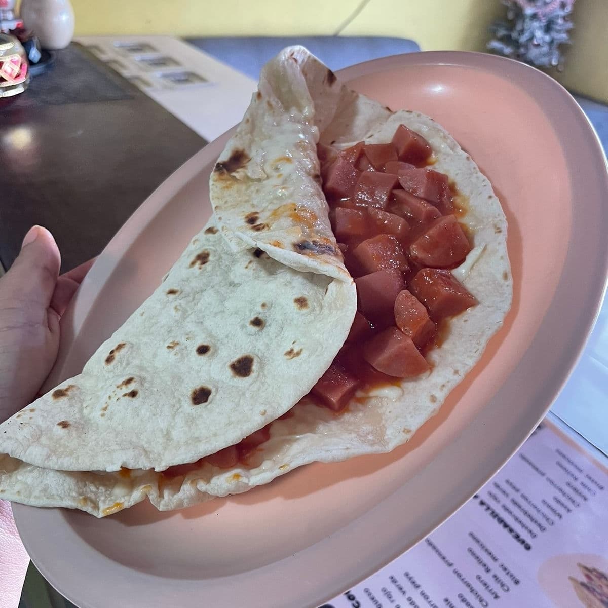 Quesadilla Montada con Winnie