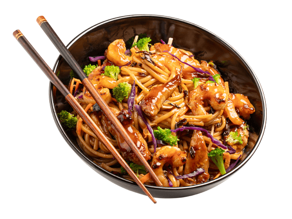 Pollo Con Camarones Teriyaki