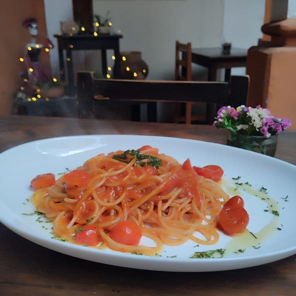 Spaguetti Primavera Vegano