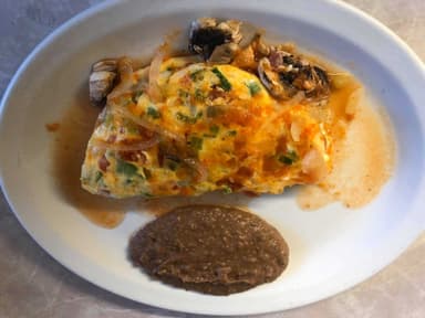Omelet con Queso y 2 Ingredientes