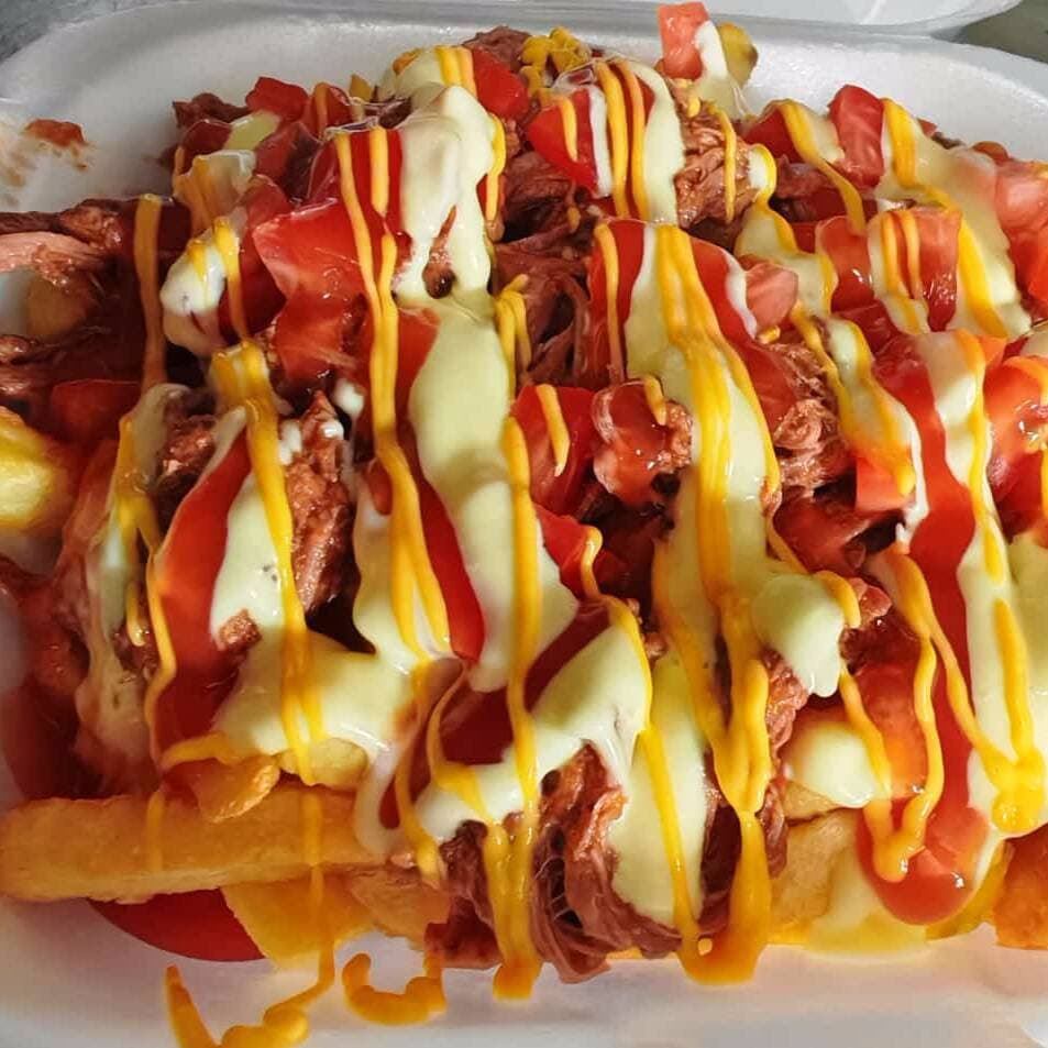 Papa Carne Mechada Grande