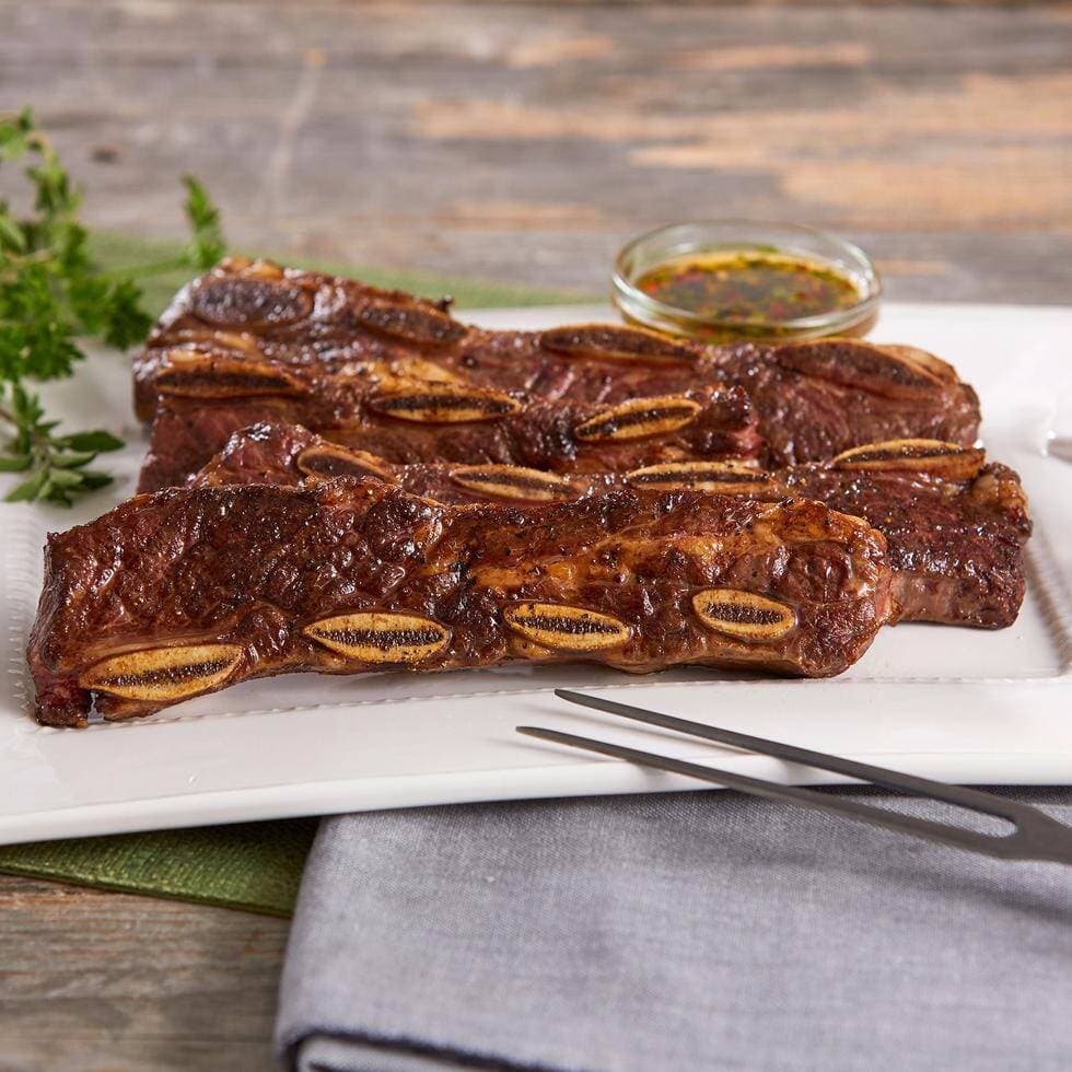 COSTILLAS DE RES EN SALSA BBQ 1/2 KG