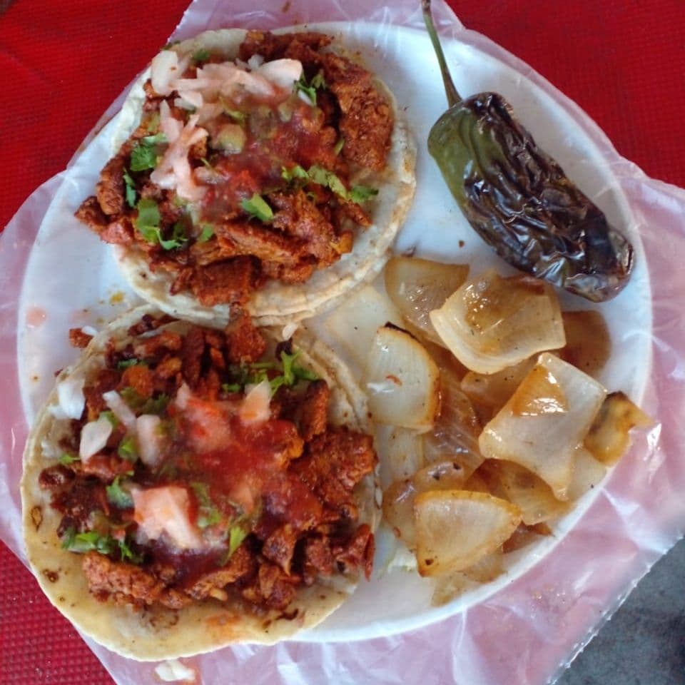 Taco Pastor normal como carreta