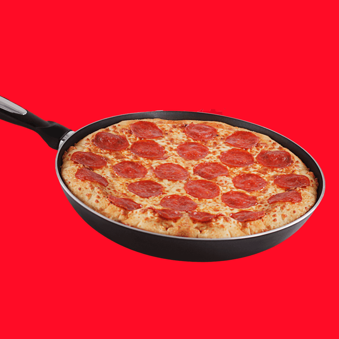 Pizza Grande de Sartén 1 Ingrediente