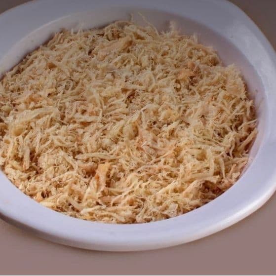 1/4 Porción Pechuga Deshebrada