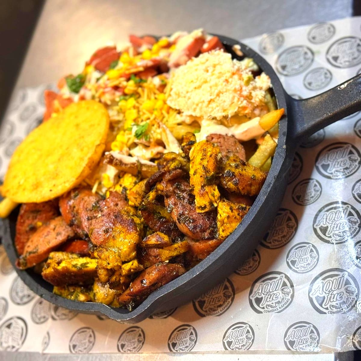Picada Aquí Fue 4 personas