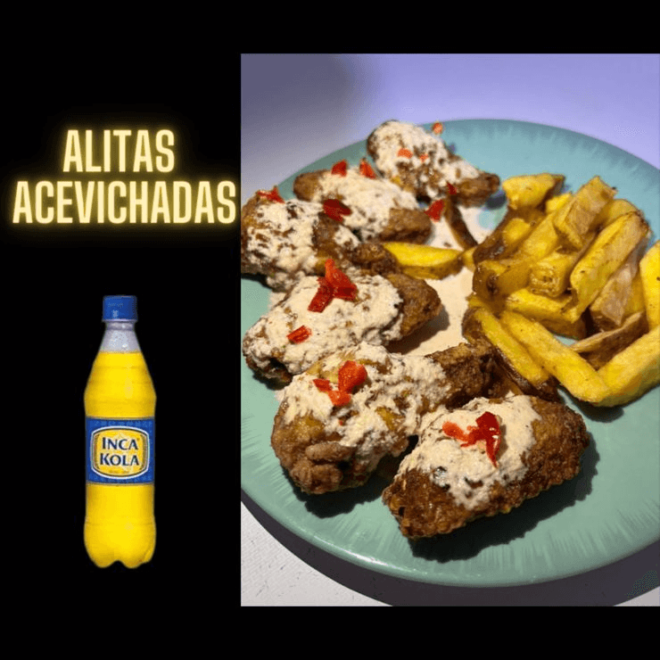 Combo Alita Acevichada + Inka Cola 500 Ml
