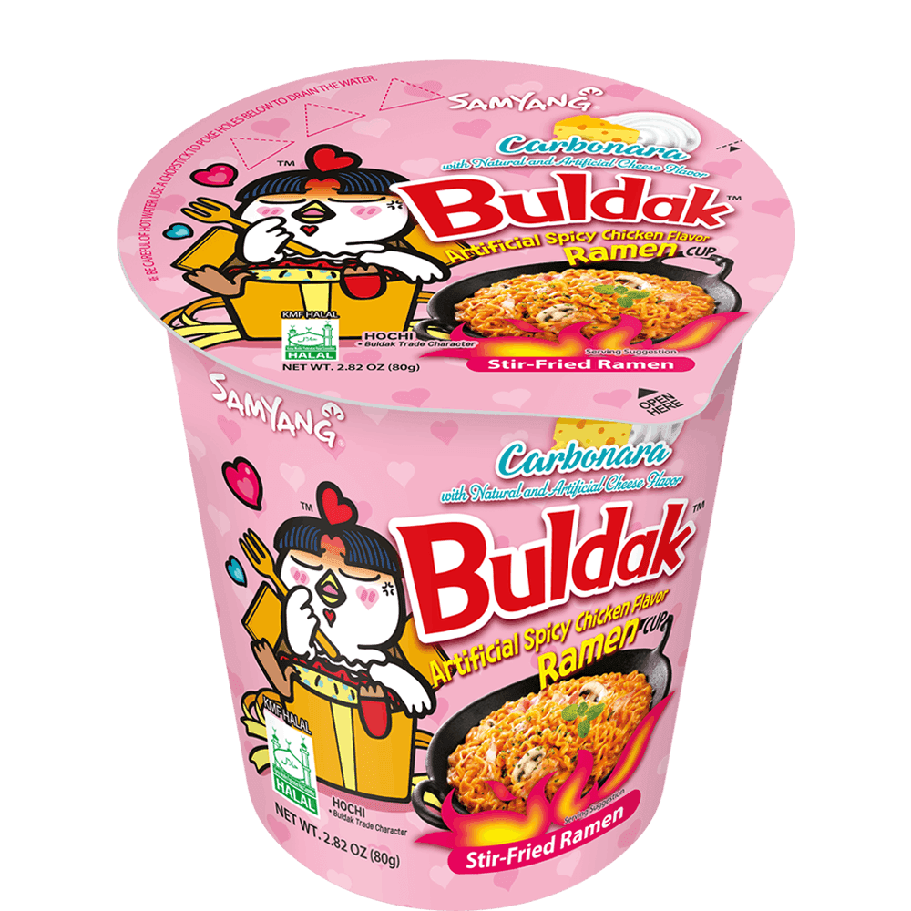 SOPA SAMYANG CUP HOT CHICKEN CARBONARA 70GR