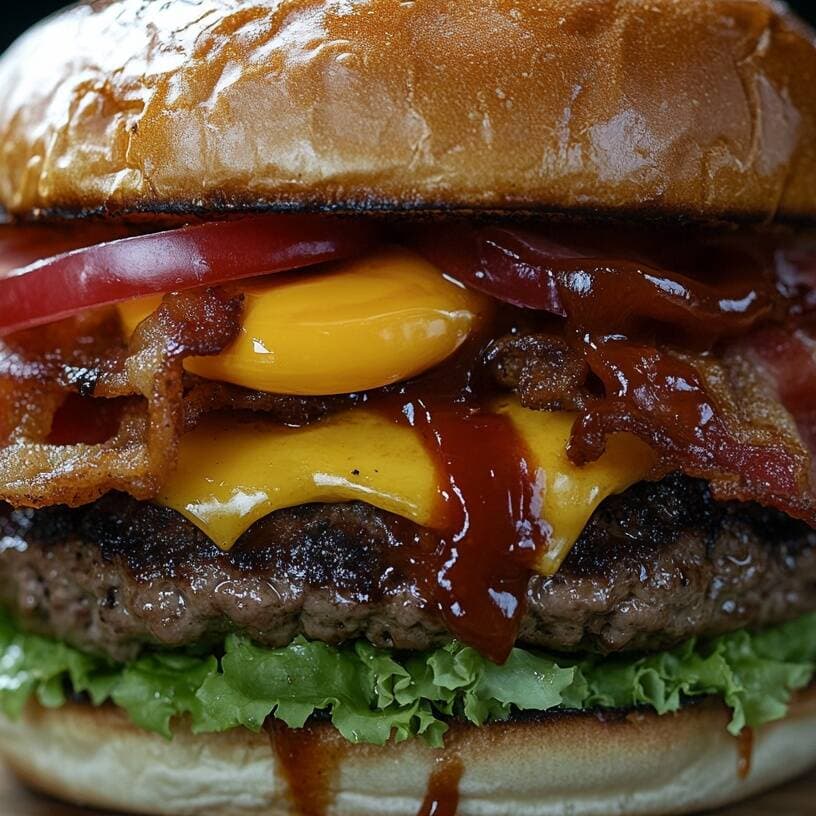 HAMBURGUESA CORONA BBQ