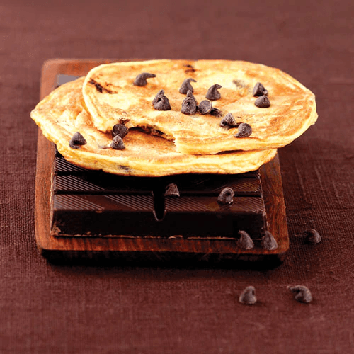 Hot cakes con chispas de chocolate