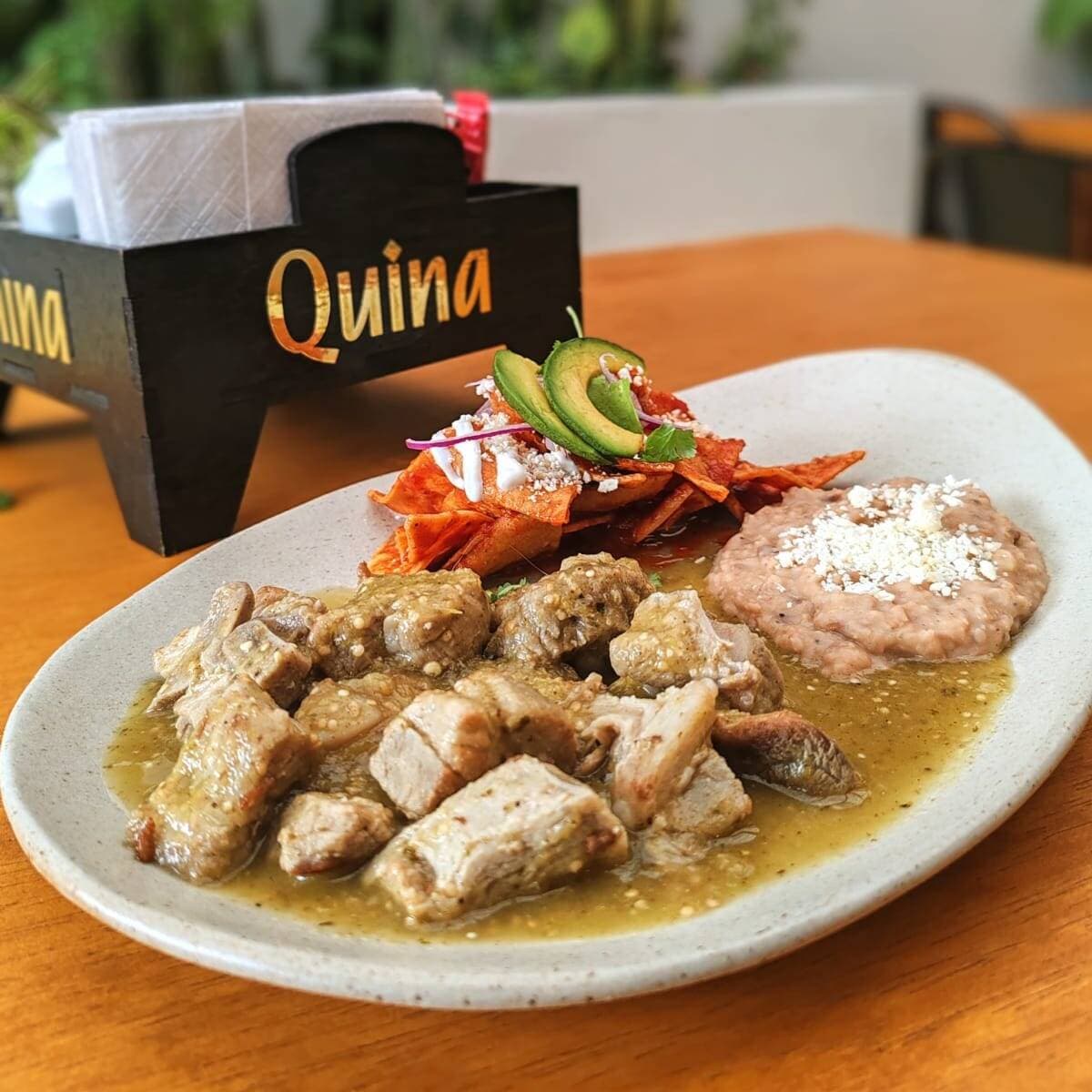 Chicharron Prensado en Salsa verde