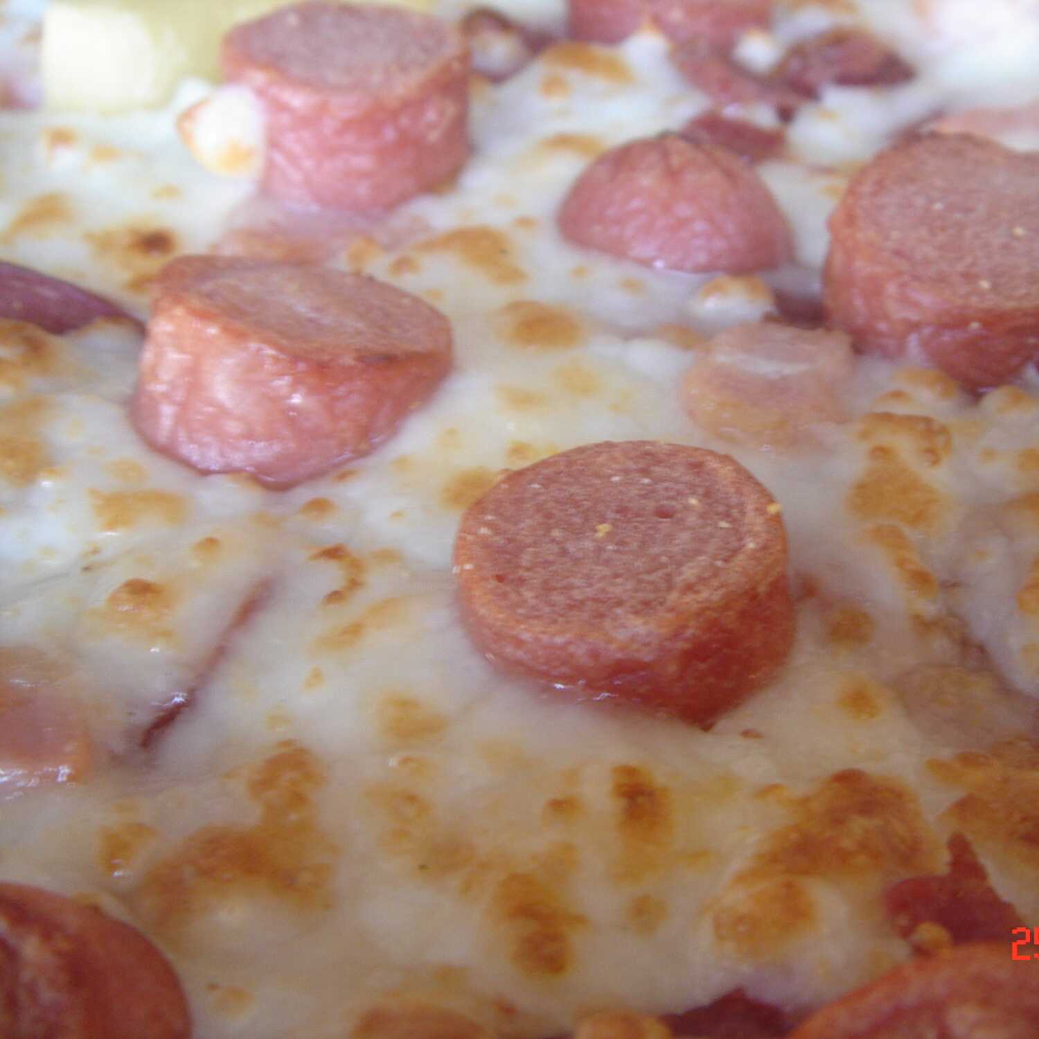 Pizza Grande Carnes Frias 10 Rebanadas